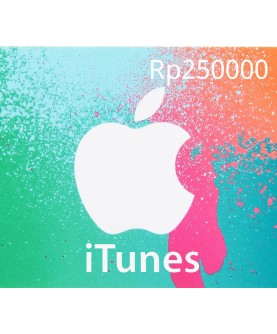 iTunes IDR 250000 Card ID Key 
